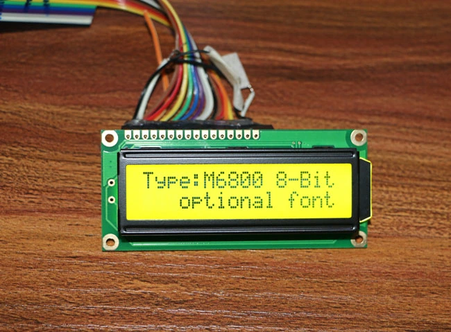 Standard Product Chip on Board Monochrome 16X2 Characters Liquid Crystal Display